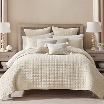 Levtex Home Cloud Waffle Quilt Set or Euro Sham Set