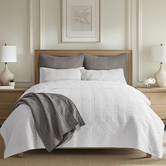 Levtex Home Cloud Waffle Quilt Set or Euro Sham Set