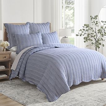 Levtex Home Martha Stripe Quilt Set Or Euro Sham Set