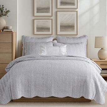Levtex Home Martha Stripe Quilt Set Or Euro Sham Set