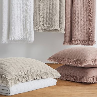 Levtex Home Wilhemina Dusty Rose Quilt Set or Euro Sham Set