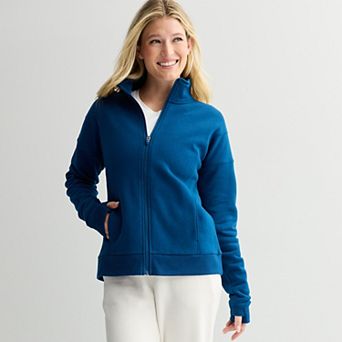 Women's Tek Gear® Ultrasoft Fleece Full Zip Mockneck Jacket