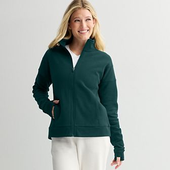 Women's Tek Gear® Ultrasoft Fleece Full Zip Mockneck Jacket