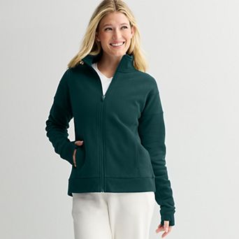 Women's Tek Gear® Ultrasoft Fleece Full Zip Mockneck Jacket