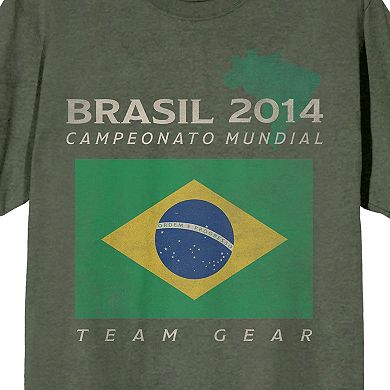 Men's Team Gear Vintage Brazil Graphic Tee