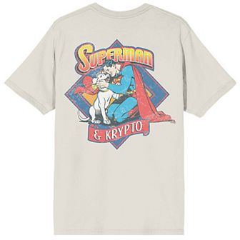 Men's Superman & Krypto Graphic Tee