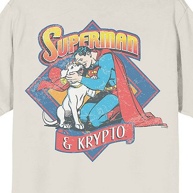 Men's Superman & Krypto Graphic Tee