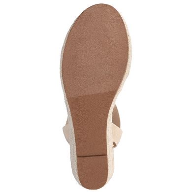 Journee Ashlee Women's Platform Espadrille Wedge Sandals