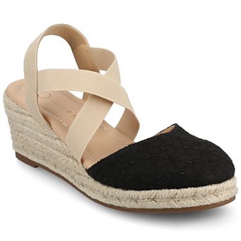 Journee Ashlee Women's Platform Espadrille Wedge Sandals