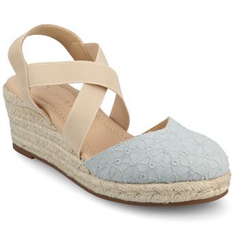 Journee Ashlee Women's Platform Espadrille Wedge Sandals