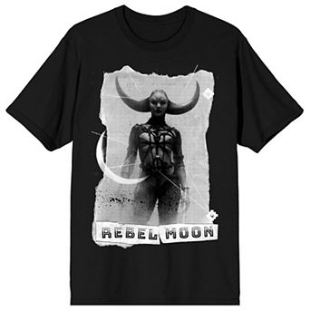 Men's Rebel Moon Girl With Horns Short Sleeve Graphic T-Shirt