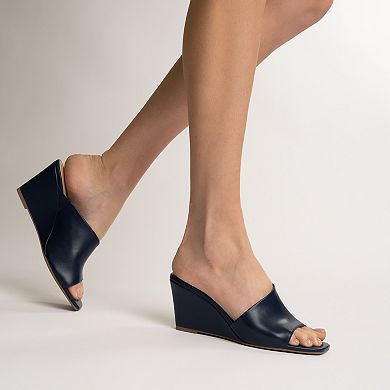 Journee Clementine D'Orsay Women's Wedge Sandals