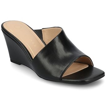 Journee Clementine D'Orsay Women's Wedge Sandals