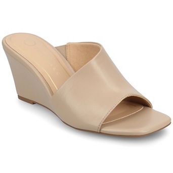 Journee Clementine D'Orsay Women's Wedge Sandals