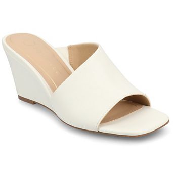 Journee Clementine D'Orsay Women's Wedge Sandals