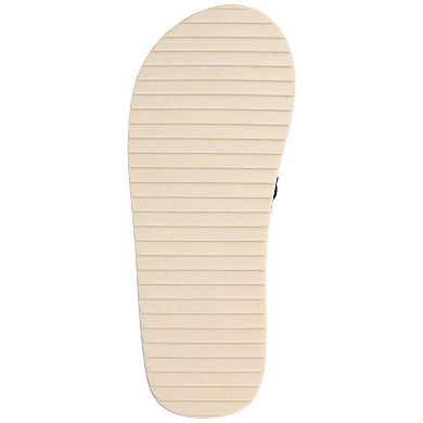 Journee Eloddie Woven Strap Women's Thong Flip Flop Sandals
