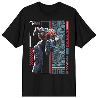 Men's Transformers One Optimus Stance Short Sleeve Graphic T-Shirt