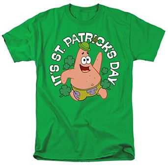 Men's Spongebob It's St Patrick's Day Graphic Tee