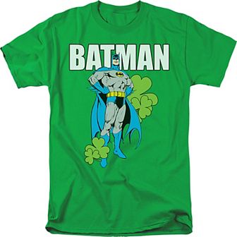 Men's Batman Shamrock Character Graphic Tee