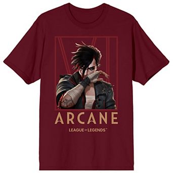 Men's Arcane League of Legends Short Sleeve Graphic T-Shirt