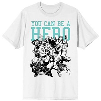 Men's My Hero Academia You Can Be a Hero Short Sleeve Graphic T-Shirt