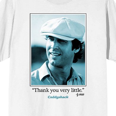 Men's Caddyshack Ty Webb Thank You Short Sleeve Graphic T-Shirt