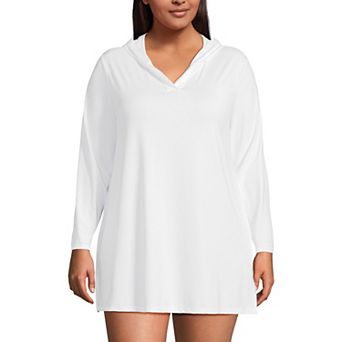 Women's Lands' End Tie Shoulder Flutter Tankini Swim Top