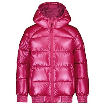 Girls 7-18 Under Armour Metallic Bomber Puffer Jacket
