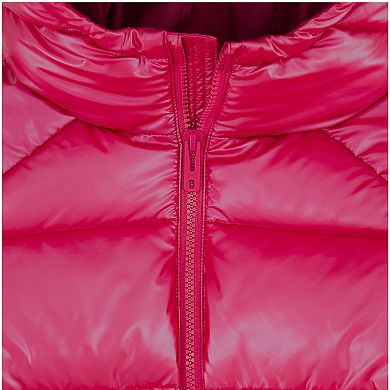 Girls 7-18 Under Armour Metallic Bomber Puffer Jacket
