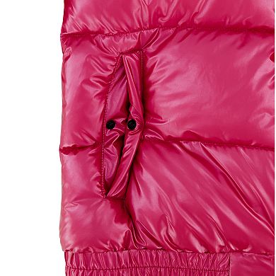 Girls 7-18 Under Armour Metallic Bomber Puffer Jacket