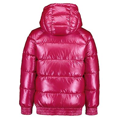 Girls 7-18 Under Armour Metallic Bomber Puffer Jacket