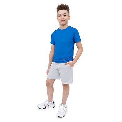 Boys 8-20 Layer 8 Grid Raglan T-Shirt