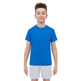 Boys 8-20 Layer 8 Grid Raglan T-Shirt