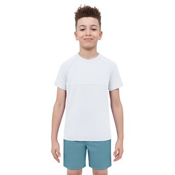Boys 8-20 Layer 8 Grid Raglan T-Shirt