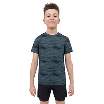 Boys 8-20 Layer 8 Camo Top