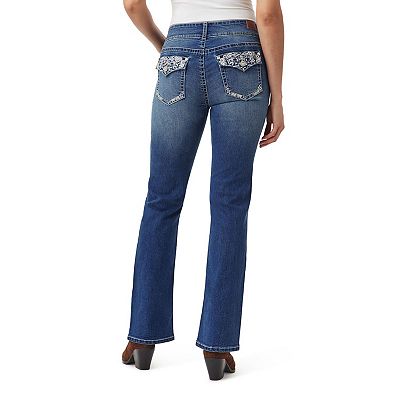 WallFlower Jeans Bootcut Curvy Vita Media Per Ragazze E Donne - Modello Luscious Insta Stretch, Colore Heidi, Taglia 17