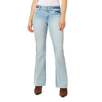 Juniors' WallFlower Luscious Curvy Insta Stretch Mid Rise Bling Bootcut Jeans