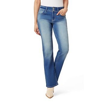 Juniors' WallFlower Luscious Curvy Insta Stretch Mid Rise Bling Bootcut Jeans