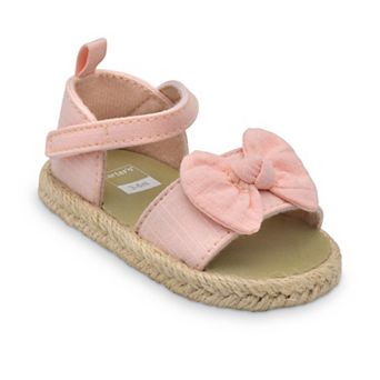 Carter's Baby Girls' Bow Sandal with Strap Design