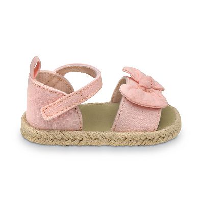Carter's Baby Girls' Bow Sandal with Strap Design