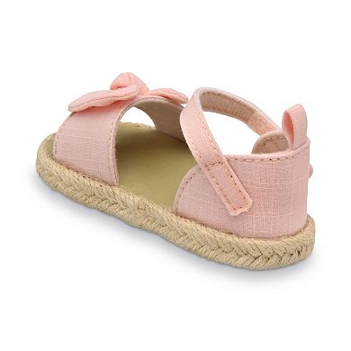 Carter's Baby Girls' Bow Sandal with Strap Design