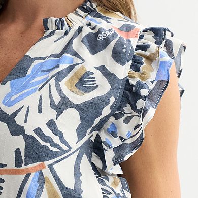 Women's 5th + Madison Edit Ruffle Sleeve Midi Dress