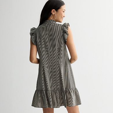 Women's 5th & Madison Edit Ruffle Sleeve A-Line Dress