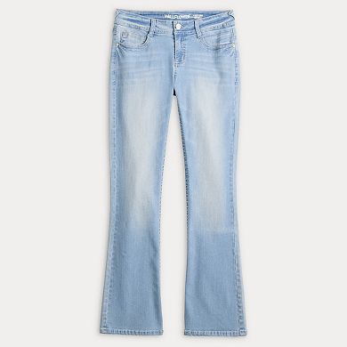 Juniors' WallFlower Fiesty Curvy Low Rise Slim Flare Jeans