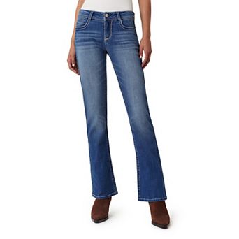 Juniors' WallFlower Insta Stretch® Low-Rise Bling Slim Flare Jeans