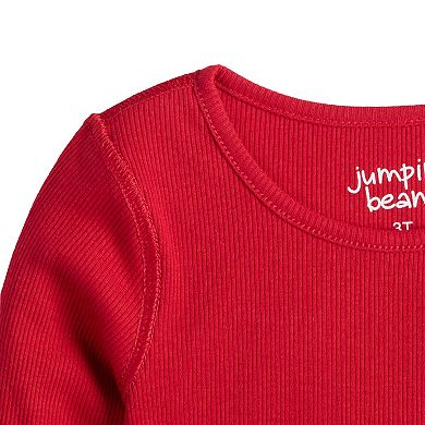 Toddler & Girls 6-12 Jumping Beans® Sensory Adaptive Long Sleeve Rib Tee