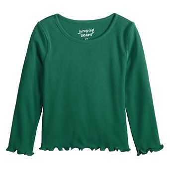 Toddler & Girls 6-12 Jumping Beans® Sensory Adaptive Long Sleeve Rib Tee