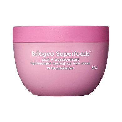 Superfoods Acai + Passionfruit Lightweight, Hydrating Hair Mask for Fine Hair