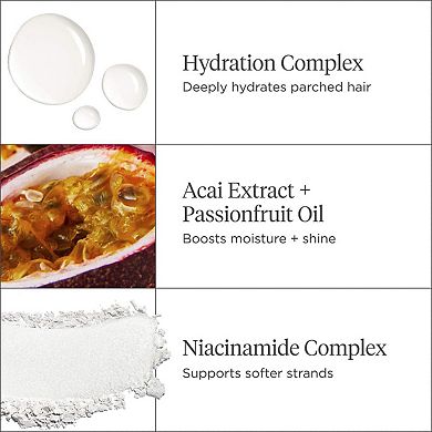 Superfoods Acai + Passionfruit Lightweight, Hydrating Hair Mask for Fine Hair