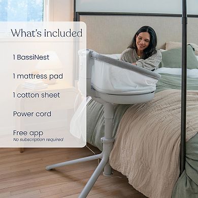 HALO BassiNest Connected Swivel Sleeper 3.0 Baby Bassinet